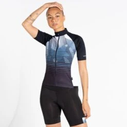Dare 2b AEP Prompt Maillot De Fitness Zippé à Manches Courtes Pour Femme - Noir