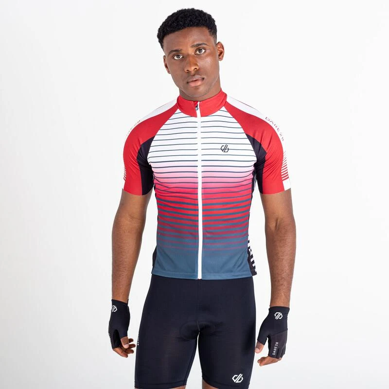 Dare 2b AEP Virtuous Polaire De Randonnée Zippé à Manches Courtes Pour Homme - Rouge 4 Dare 2b AEP Virtuous Polaire De Randonnée Zippé à Manches Courtes Pour Homme - Rouge – Image 4