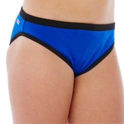 Bas De Maillot De Bain De Natation Fille Résistant Au Chlore Jade Bleu Noir