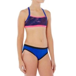 Bas De Maillot De Bain De Natation Fille Résistant Au Chlore Jade Bleu Noir -Magasin D'Articles De Sport bas de maillot de bain de natation fille resistant au chlore jade bleu noir 3