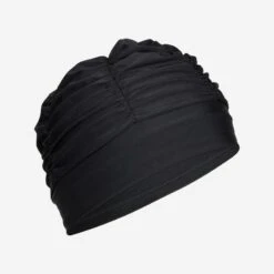 Bonnet De Bain Natation Maille Volume Noir