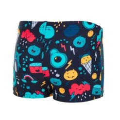 BOXER DE BAIN BEBE / ENFANT BLEU IMPRIME -Magasin D'Articles De Sport boxer de bain bebe enfant bleu imprime 2