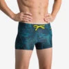 Boxer De Bain Natation Homme - Boxer 100 Full - Noir Jaune