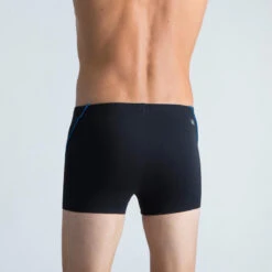 Boxer De Bain Natation Homme - Boxer 100 Plus - Noir Bleu -Magasin D'Articles De Sport boxer de bain natation homme boxer 100 plus noir bleu 2