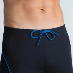 Boxer De Bain Natation Homme - Boxer 100 Plus - Noir Bleu -Magasin D'Articles De Sport boxer de bain natation homme boxer 100 plus noir bleu 3