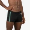 Boxer De Bain Natation Homme NEGOMBO - Noir Turquoise