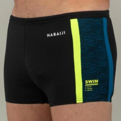 Boxer De Bain Natation Homme - Yoko - Noir/ Jaune / Bleu -Magasin D'Articles De Sport boxer de bain natation homme yoko noir jaune bleu 2
