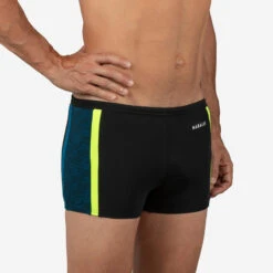 Boxer De Bain Natation Homme - Yoko - Noir/ Jaune / Bleu -Magasin D'Articles De Sport boxer de bain natation homme yoko noir jaune bleu 3