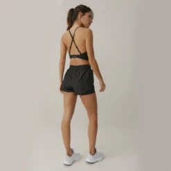 Brassière De Sport Dreamy Maintien Modéré Pour Femmes Black Limba -Magasin D'Articles De Sport brassiere de sport dreamy maintien modere pour femmes black limba 4