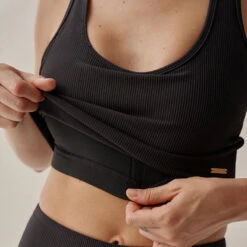 Brassière De Sport Jari Maintien Modéré Pour Femmes Black Limba -Magasin D'Articles De Sport brassiere de sport jari maintien modere pour femmes black limba 2