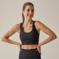 Brassière De Sport Jari Maintien Modéré Pour Femmes Black Limba