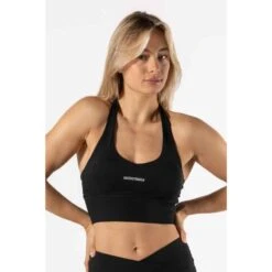 Brassière Fitness Halter Noir -Magasin D'Articles De Sport brassiere fitness halter noir 2