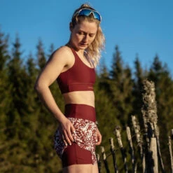 Brassière Multisport Femme Bordeaux Ajustable Ecoresponsable -Magasin D'Articles De Sport brassiere multisport femme bordeaux ajustable ecoresponsable 4
