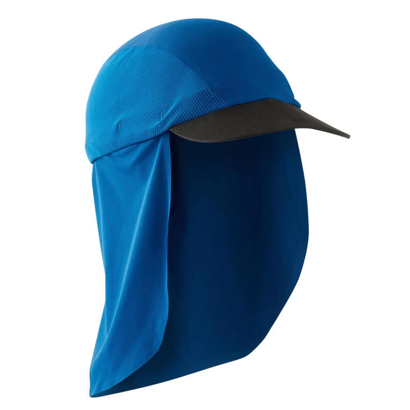 Kalenji CASQUETTE TRAIL RUNNING MODULABLE SAHARIENNE BLEU 2 Kalenji CASQUETTE TRAIL RUNNING MODULABLE SAHARIENNE BLEU – Image 2