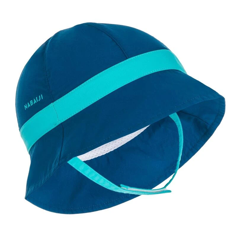 Chapeau Anti UV Bébé Nageur Bleu 1 Chapeau Anti UV Bébé Nageur Bleu