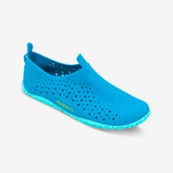 Chaussons De Piscine Enfants - Aquadots 100 - Bleu Vert -Magasin D'Articles De Sport chaussons de piscine enfants aquadots 100 bleu vert 2