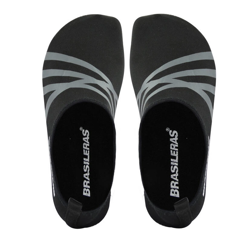 Chaussons Unisex Brasileras De Couleur Noir Avec Semelle En Caoutchouc 3 Chaussons Unisex Brasileras De Couleur Noir Avec Semelle En Caoutchouc – Image 3