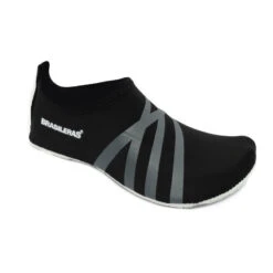 Chaussons Unisex Brasileras De Couleur Noir Avec Semelle En Caoutchouc