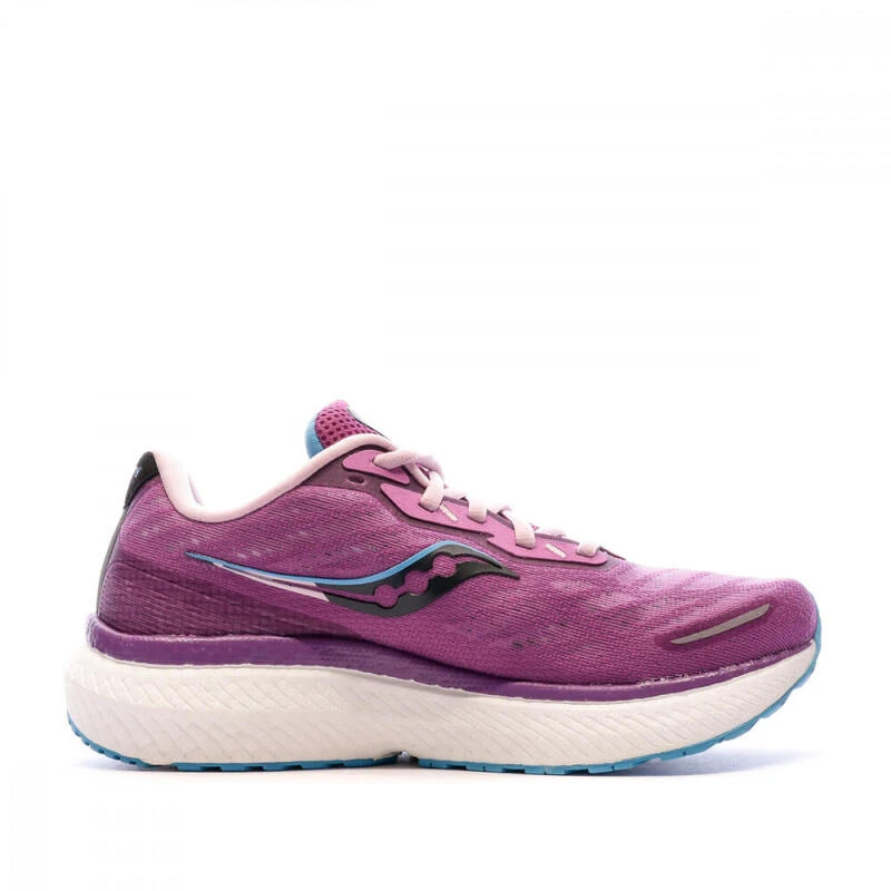Chaussures De Running Mauve Femme Saucony Triumph 19 2 Chaussures De Running Mauve Femme Saucony Triumph 19 – Image 2