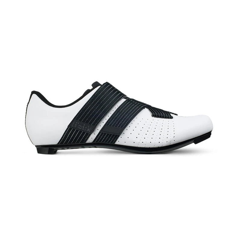 Fizik Chaussures Vélo - Tempo R5 Powerstrap Blanc/Noir 1 Fizik Chaussures Vélo - Tempo R5 Powerstrap Blanc/Noir