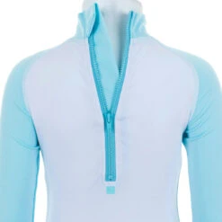 Combinaison De Natation Anti UV Bébé / Enfant Manches Longues Bleu Imprimé -Magasin D'Articles De Sport combinaison de natation anti uv bebe enfant manches longues bleu imprime 4