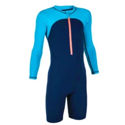 Combinaison Garçon - Shorty 100 Manches Longues - Bleu 9 Combinaison Garçon - Shorty 100 Manches Longues - Bleu -Magasin D'Articles De Sport combinaison garcon shorty 100 manches longues bleu 4
