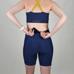 Cuissard Cyclisme Femme Bleu Ecoresponsable -Magasin D'Articles De Sport cuissard cyclisme femme bleu ecoresponsable 2