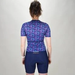 Cuissard Cyclisme Femme Bleu Ecoresponsable -Magasin D'Articles De Sport cuissard cyclisme femme bleu ecoresponsable 4