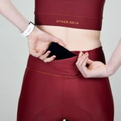 Cuissard Cyclisme Femme Bordeaux Ecoresponsable -Magasin D'Articles De Sport cuissard cyclisme femme bordeaux ecoresponsable 2