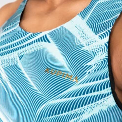 Kalenji DEBARDEUR D'ATHLETISME FEMME BLEU & MENTHE PASTEL -Magasin D'Articles De Sport debardeur dathletisme femme bleu and menthe pastel 2