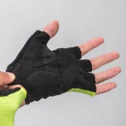 Gants Vélo Route 500 Jaune Fluo 9 Gants Vélo Route 500 Jaune Fluo -Magasin D'Articles De Sport gants velo route 500 jaune fluo 4