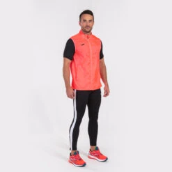 Gilet Running Homme Joma Elite Vii Corail Fluo -Magasin D'Articles De Sport gilet running homme joma elite vii corail fluo 3