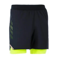 Magasin D'Articles De Sport 37 Jammer-Short De Natation Homme 500 Fiti - Noir / Jaune / Beige