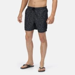 Regatta Loras Short De Bain Pour Homme - Noir -Magasin D'Articles De Sport loras short de bain pour homme noir 4