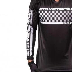 Stay Strong Maillot BMX Manches Longues Staystrong - Checker Noir -Magasin D'Articles De Sport maillot bmx manches longues staystrong checker noir 6