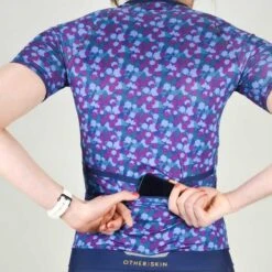 Maillot Cyclisme Femme Bleu Ecoresponsable -Magasin D'Articles De Sport maillot cyclisme femme bleu ecoresponsable 2