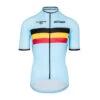 Bioracer Maillot Cycliste - Bleu - Unisexe - Officiel Equipe Belgique (2022)
