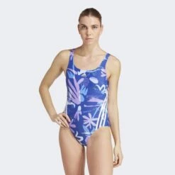 ADIDAS Maillot De Bain à Fleurs 3-Stripes