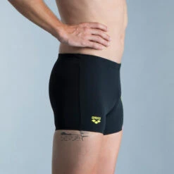 Maillot De Bain Boxer ARENA Noir Jaune -Magasin D'Articles De Sport maillot de bain boxer arena noir jaune 2