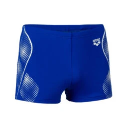 Maillot De Bain Boxer Garçon ARENA NEON Bleu Blanc -Magasin D'Articles De Sport maillot de bain boxer garcon arena neon bleu blanc 3