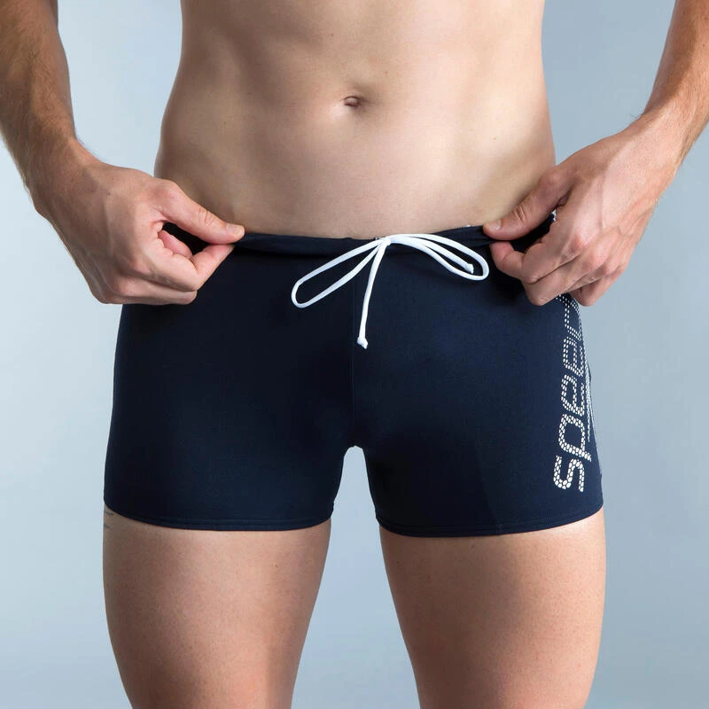 Maillot De Bain Boxer Homme Speedo Bleu Blanc 2 Maillot De Bain Boxer Homme Speedo Bleu Blanc – Image 2