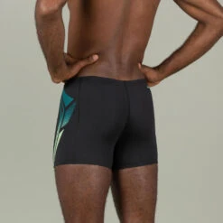 Maillot De Bain Boxer Homme SPEEDO TRICK Noir Vert -Magasin D'Articles De Sport maillot de bain boxer homme speedo trick noir vert 2