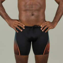 Maillot De Bain Boxer Long Homme SPEEDO BOOST Noir Orange -Magasin D'Articles De Sport maillot de bain boxer long homme speedo boost noir orange 3