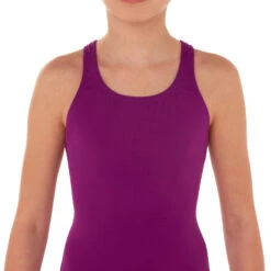 Maillot De Bain De Natation 1 Pièce Fille Leony Violet -Magasin D'Articles De Sport maillot de bain de natation 1 piece fille leony violet 3