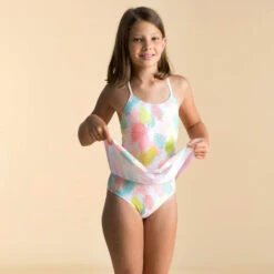 Maillot De Bain De Natation 1 Pièce Jupette Lila Ama Blanc -Magasin D'Articles De Sport maillot de bain de natation 1 piece jupette lila ama blanc 2