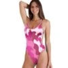 Maillot De Bain Femme Natation Une Pièce Revolution Army Pink
