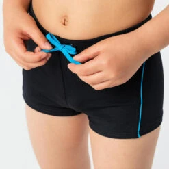 Maillot De Bain Natation Garçon - Boxer 100 Plus - Noir -Magasin D'Articles De Sport maillot de bain natation garcon boxer 100 plus noir 4