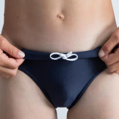 Maillot De Bain Natation Garçon - Slip 100 Basic - Bleu Marine -Magasin D'Articles De Sport maillot de bain natation garcon slip 100 basic bleu marine 4