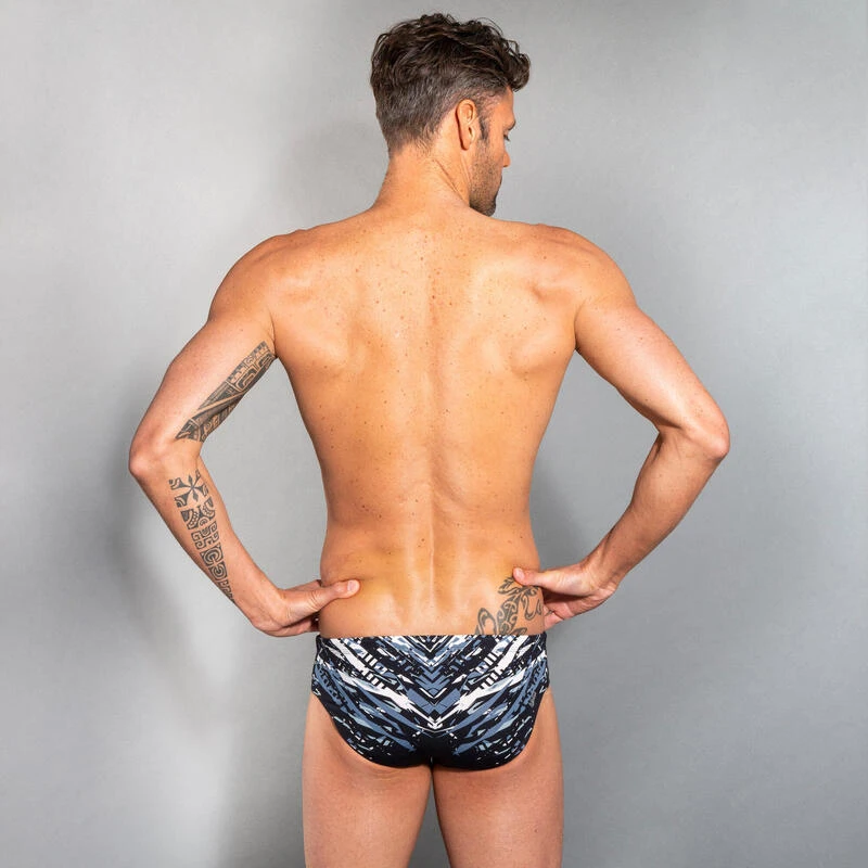 MAILLOT DE BAIN SLIP 900 PRINT HOMME XEN NOIR 3 MAILLOT DE BAIN SLIP 900 PRINT HOMME XEN NOIR – Image 3