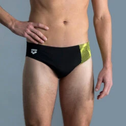 Maillot De Bain Slip Natation Homme Arena Jaune IT